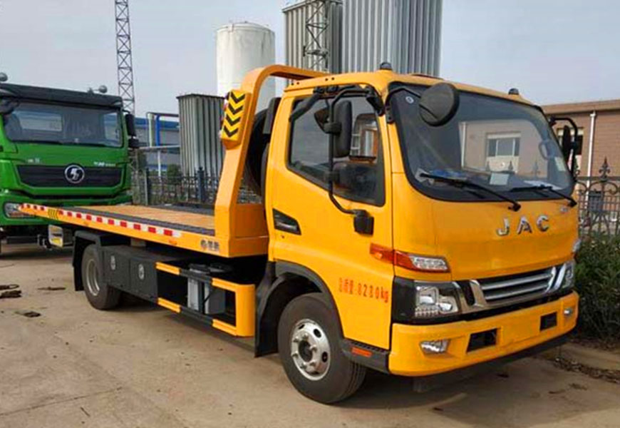 國(guó)六江淮藍(lán)牌平板清障車(chē) 