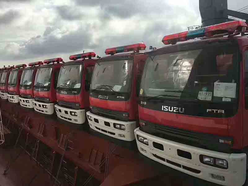 程力集團(tuán)86臺(tái)消防車(chē)出口案例展示